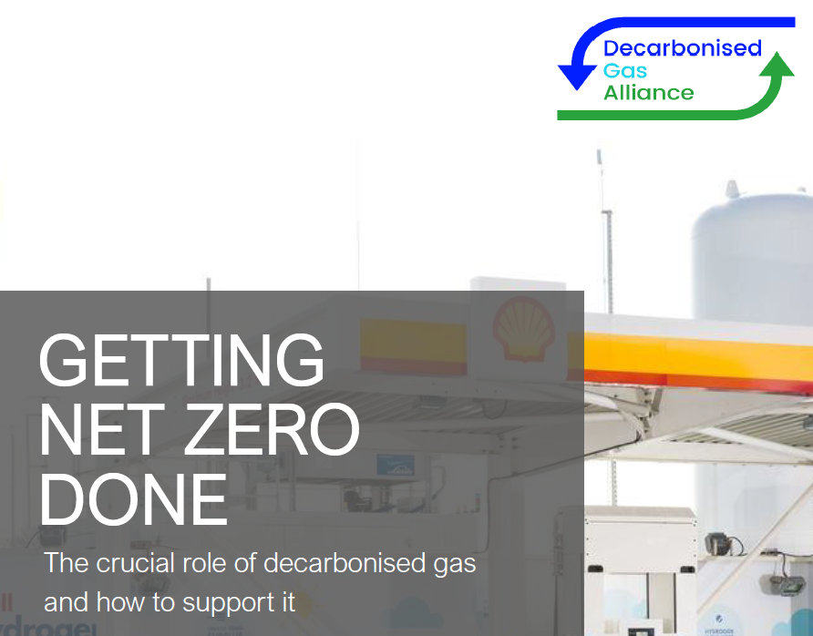 New Decarbonised Gas Alliance report cover image